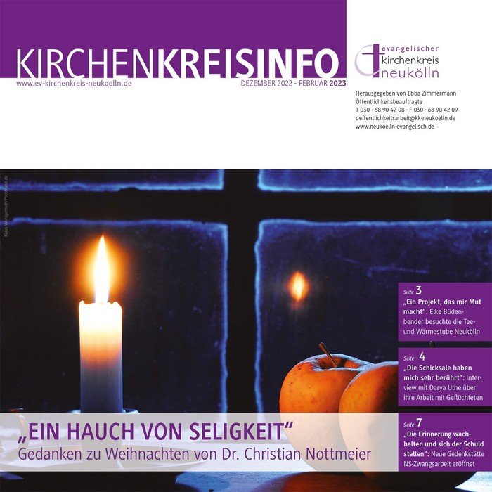 Foto Titelblatt KirchenkreisInfo Dezember 2022