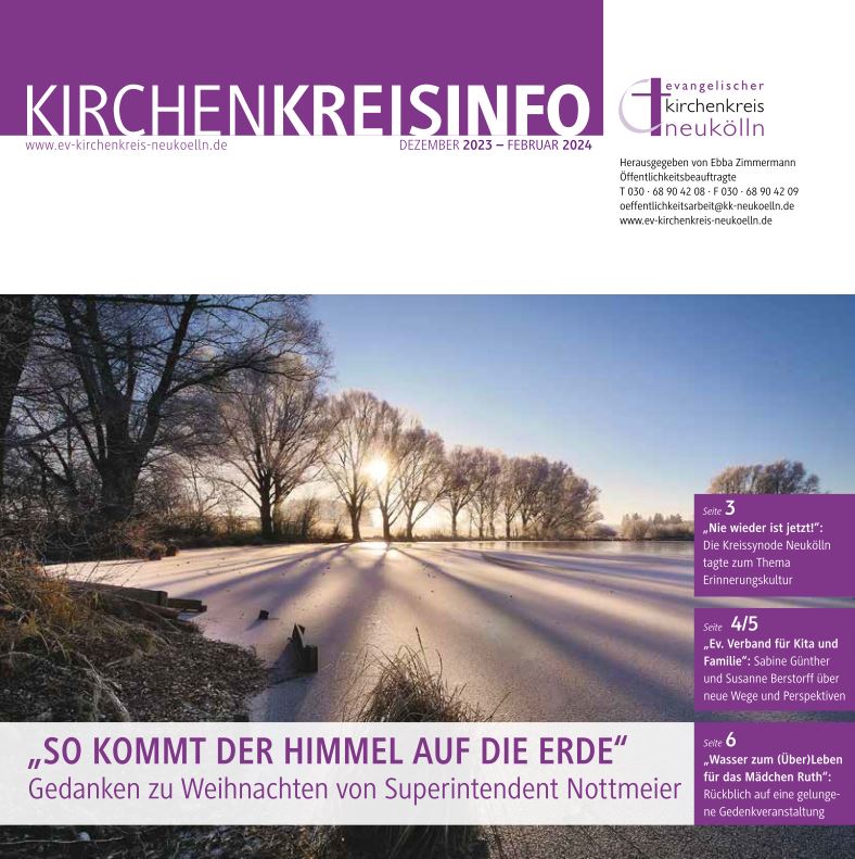 Foto Titelblatt KirchenkreisInfo Dezember 2023