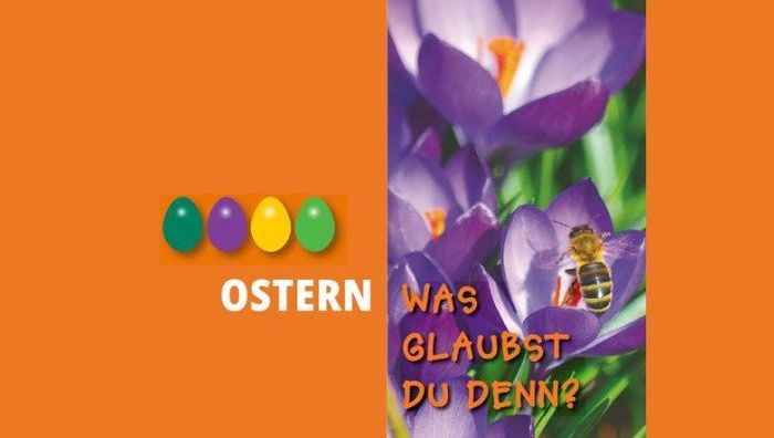 Titelblatt der Broschüre 'Ostern'