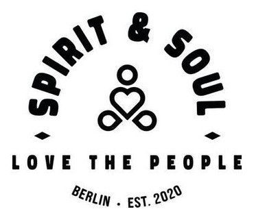 Logo von Spirit & Soul mit Text 'Love the People, Berlin, est. 2020'