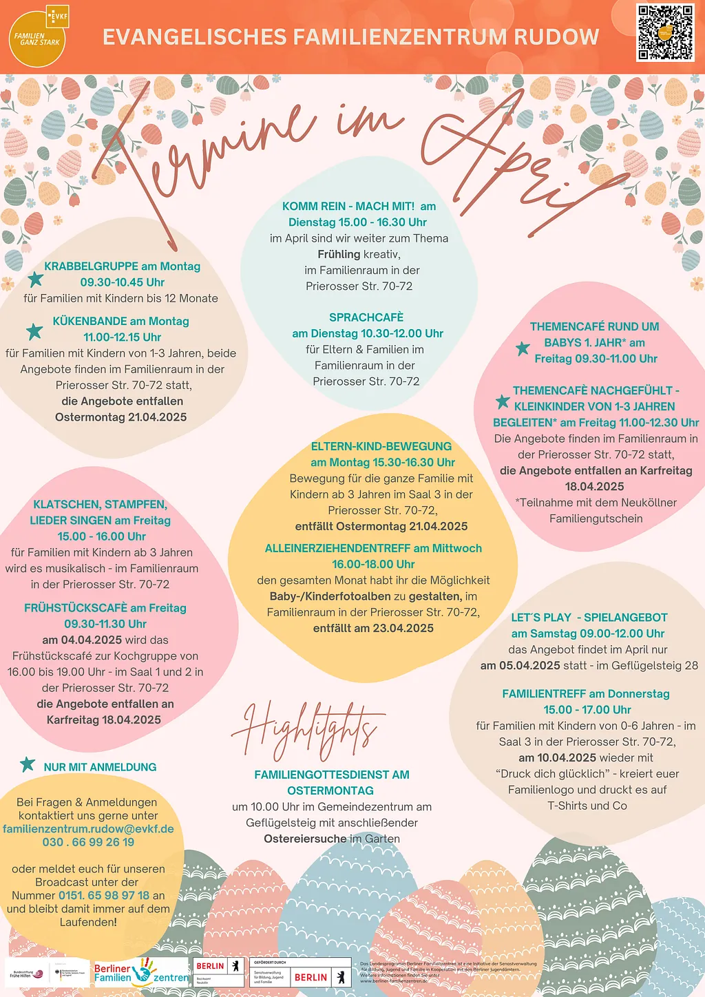 Monatsprogramm Dezember Familienzentrum Rudow