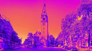 Philipp-Melanchthon-Kirche farblich bearbeitet