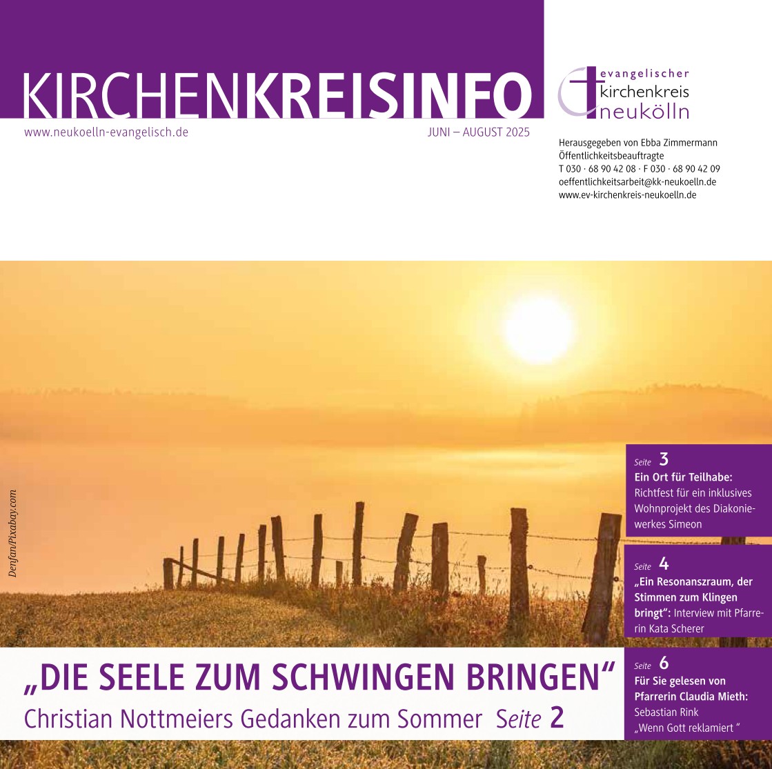 Foto Titelblatt KirchenkreisInfo Juni 2025