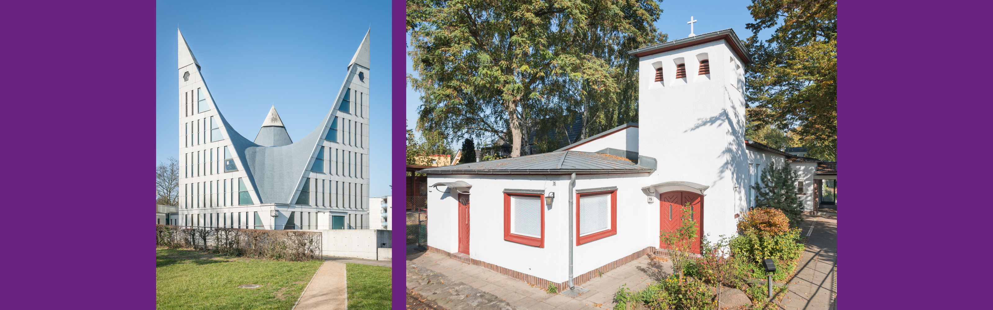 Dreieinigkeitskirche und Philipp-Melanchthon-Kapelle von außen