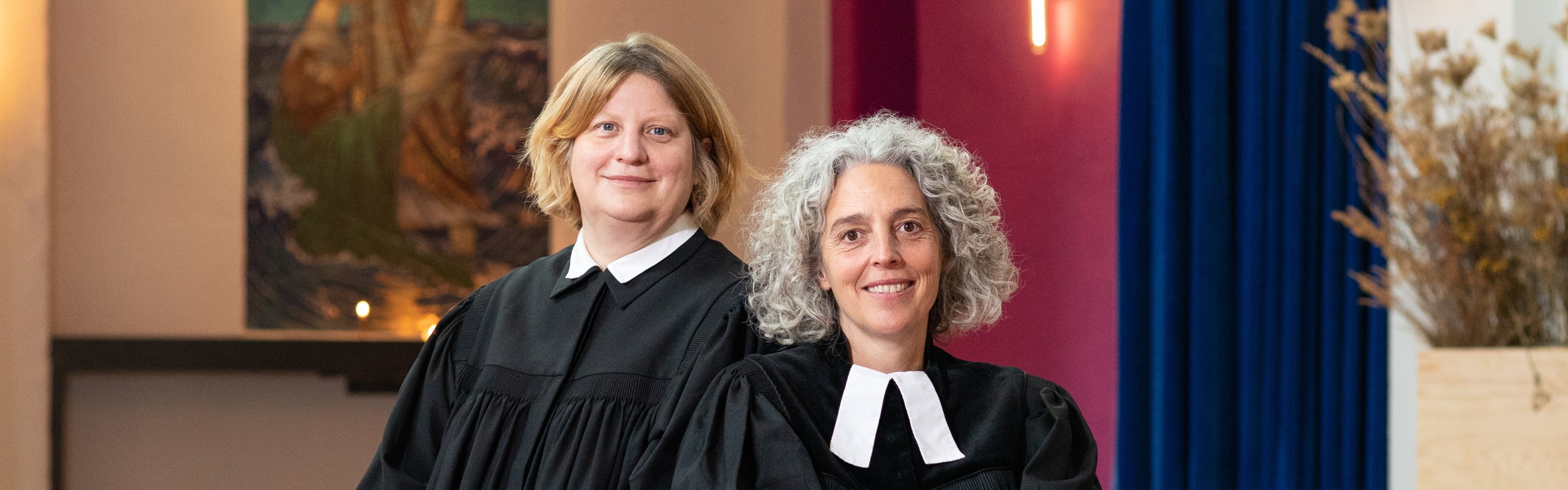 Pfarrerinnen Anja Siebert-Bright und Lioba Diez 